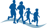 logo family running